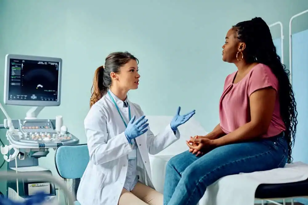 Woman have consultation about vaginal laxity Hemel Hempstead